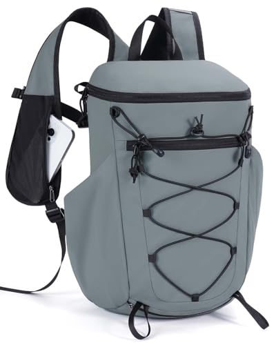 Blue Quartz Lightweight Hiking Backpack, 20L Packable Water Resistant Daypack with Phone Pocket & RFID Blocking for Travel, Camping, Outdoor Pack for Men Women