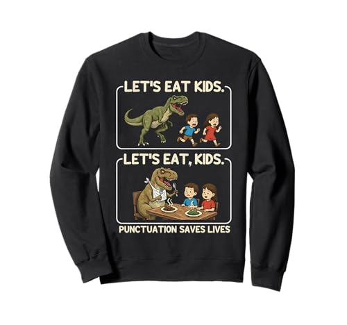 Let's Eat Kids Punctuation Saves Lives Funny Grammar Teacher �g���[�i�[