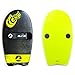 As Seen On Shark Tank! The Slyde Grom Soft Top Body Surfing Handboard, Easy to Use, Fun to Master, Safe for Kids, Portable, Light Weight, Durable with Exceptional Buoyancy - Black/Electric Lemon