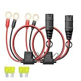 KMGDM 6mm Terminal Connector with 20A Fuses Protect & Waterproof Design 16AWG Battery Extension Cable Suitable for GC008