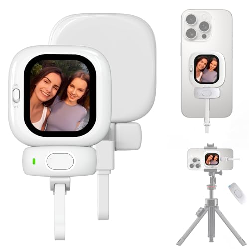BrexLink × Founist Phone Vlog Selfie Monitor Screen, Exclusive Outdoor AMOLED HD Display, Fully Unlock Your iPhone Rear Camera for Vlogging, Recording, and Live Streaming, Only Compatible with iPhone