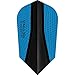 Harrows Retina X | Premium Extra Strong 100 Micron Dart Flights in Slim Shape, 1 Set of 3 Flights, 3 Flights In Total, Aqua