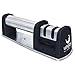 Unijoy UKS01 Kitchen Knife Sharpener with Cut Resistant Glove | 2-Stage Professional Knife Sharpening Kit in Outdoor Camping Military Tactical Survival | Stainless Steel Chef Knife Sharpener
