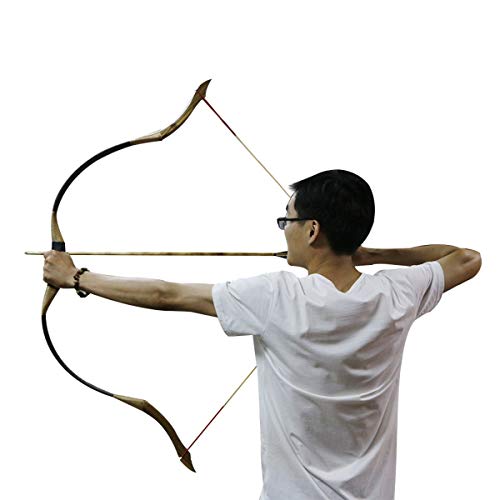 Pezicco Tiro Com Arco Tradicional Caça Artesanal Arco Recurvo Mongol Cavalo Longbow (Arcos)