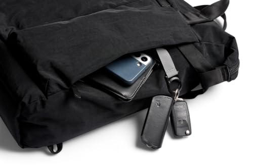 Image of Bellroy Tokyo Totepack, Convertible Backpack Tote Bag - Raven | Water-resistant woven convertible backpack and tote bag for work and everyday carry