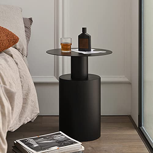 Table D'appoint de Canapé Haute Qualité avec Cadre en Métal Durable Design Industriel Chic