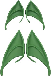 Holibanna 2 Pairs Cosplay Fairy Elf Ears Medium and Long Style Elf Ears Christmas Party Dress Up