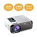 Produktbild Projektor Mini-LED-Videoprojektor Heimkino mit 1080P-Unterstützung Kompatibel mit HDMI/USB/TF-Karte/VGA/AV und Smartphone (E500-Basic, White)