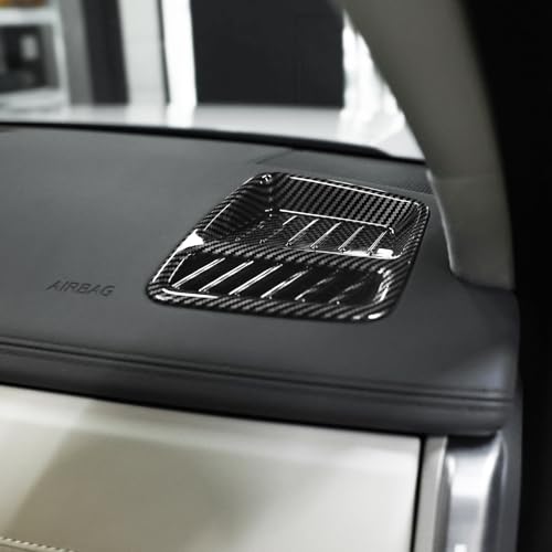 YOUTOOCAR 2PCS Dashboard Air Vent Covers Compatible with Hyundai Santa Fe 2024-2026 Accessories (Carbon Fiber Pattern)
