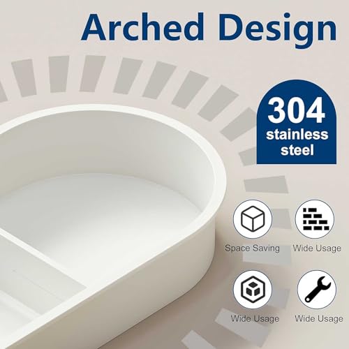 Douche murale en acier inoxydable avec double étagère Sk Bathroom