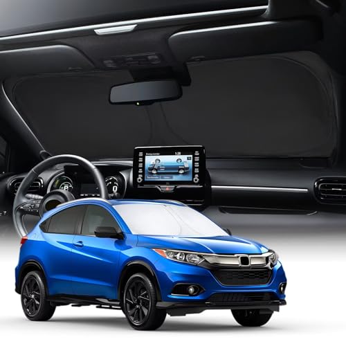 Pare-soleil pour Honda HR-V 2016-2022 NEVERLAND parapluie de voiture pliable argenté