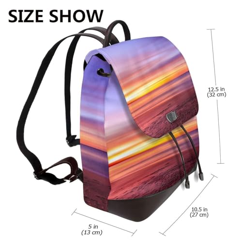 Sac à dos mode en cuir nylon imperméable léger et antivol noir - 2