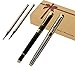 iMeaniy Luxury Ballpoint Pen Writing Set,Elegant Fancy Roller Ball Nice Gift Pens for Signature Colleague Students Boss Executive Business Office Supplies with Gift Box,2 extra 0.5mm refills (2 pens)