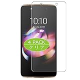 Vaxson - Juego de 4 protectores de pantalla compatibles con Alcatel IDOL 4 IDOL4, Ultra HD Film Protector [NO TEMPLADO] TPU flexible