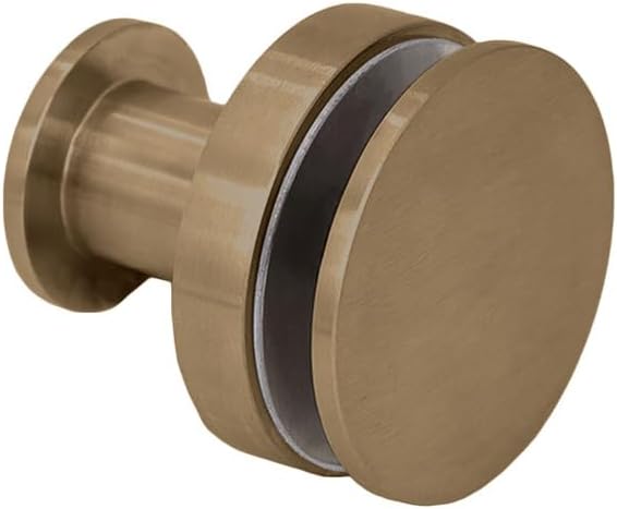 FHC RH1BBRZ Thru-Glass Towel/Robe Hook - Brushed Bronze