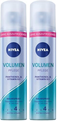 Nivea Volume & Hold Styling Spray, Nourishing Lacquer, UV Protect...