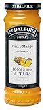 St Dalfour PIÑA Y MANGO | Fruta triturada | Mermelada natural 284gr | 100% fruta sin azúcares añadidos
