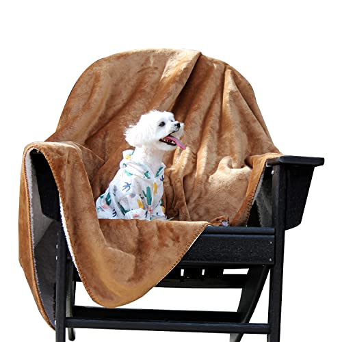 Dog Blanket For Bed And Sofa,Pet Blankets To Cover Large Dogs, Puppy Blanket For Waterproof And Protects, Soft And Fluffy Microfiber Dog Blanket For Medium Dogs #TOP1