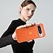 ANNSD for Google Pixel 9 Pro XL Case,Magnetic Shockproof with Translucent Protective Cover,Slim full body Drop Protection for Wireless Charging(Orange)