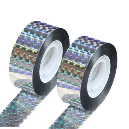 2 Pcs Nastro Repellente Antiuccelli, 50m x 2.5cm Nastro...
