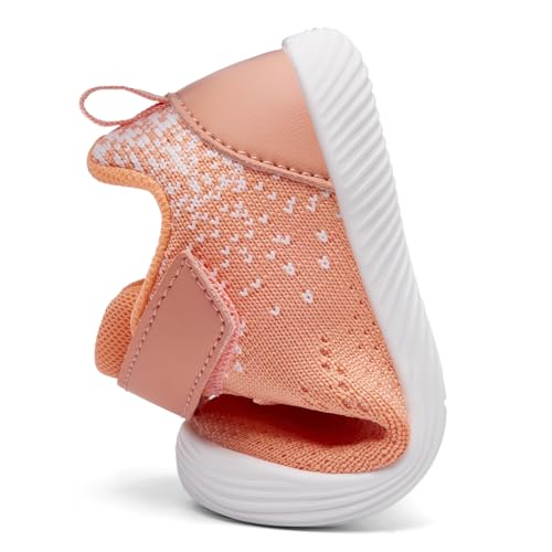 Image of MORENDL Toddler Sneakers Baby Boys & Girls Barefoot Shoes Lightweight Breathable Walking Running Tennis Athletic Sport Shoes