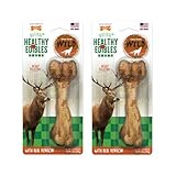 Healthy Edibles Wild Dog Chew, Venison Flavor, Large/Giant, 1 Count (Pack of 2)