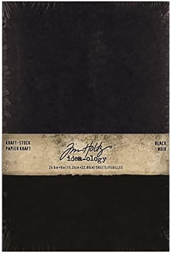 Ranger Ink Black Kraft Stack 6X9 24PK