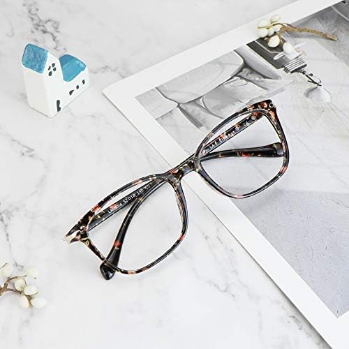 LifeArt Blue Light Blocking Glasses, Anti Eyestrain, Computer Reading Glasses for Women/Men, Anti Glare (Floral, +1.25 Magnification) — view 6