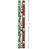 Amazon.com: Hallmark Christmas Peanuts Wrapping Paper with Cut Lines on ...