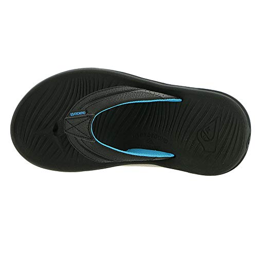 Quiksilver Boy's Oasis Youth Sandal, Black/Black/Brown, 2(33) M Us Little Kid #TOP1