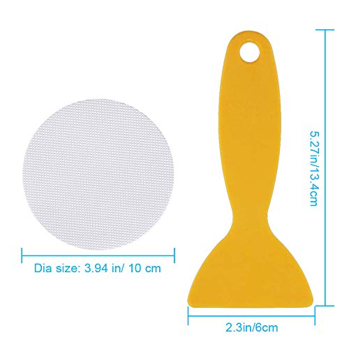 SENSOUSONG 40 Pieces Round Non-Slip Safety Shower Treads Self Adhesive Bathtub Stickers Round Non-Slip Bath Stickers 10 cm/4 Inch, Clear