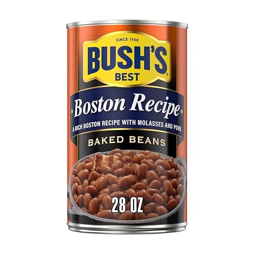 Image of Bush's Canned Boston Recipe Baked Beans, Low Fat, Gluten Free, 28 oz