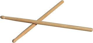2X Drumstick, Oak Made Drummer Drums Exquisite 5A Drumsticks Tip Drum Rock Stick Oak Wood Musical Instrument Tool 41.1CM/16.18