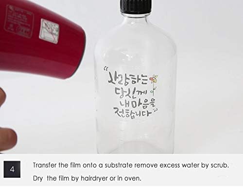 Miniatura 5 de Incal Paper Papel adhesivo de tobogán acuático INKJET CLEAR A4 10 hojas, manualidades de impresión fotográfica de bricolaje, resolución real de