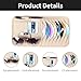 1 Pcs Beige Car Sun Visor Cd Holder, Car DVD Vehicle Visor Case,Fits for Most Car