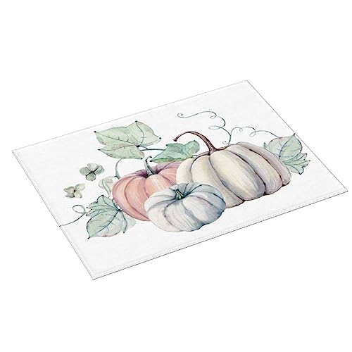 Dadabuliu Dish Drying Mat Pumpkin Autumn Fall For Kitchen Counter Absorbent 18X24 Inch Microfiber Dishes Plate Glass Dry Draining Pad Reversible Washable thumb #7