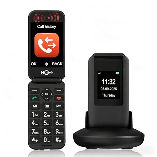 SilisoundTek 4G Flip Phone Unlocked, 2.8+1.5
