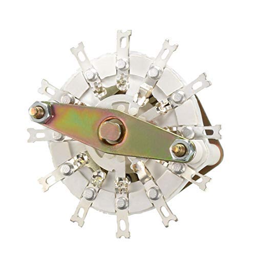 2P3T 2 poli 3 posizioni selezionabili Single Deck Band Channel Rotary Switch Selector 4pcs