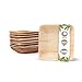 BIOZOYG Palmware - Ciotoline Snack Set I 25 Ciotole Monouso Organiche quadrate 80ml, 8x8cm I Coppette Antipasti compostabili, biodegradabili I Stoviglie USA e Getta di Foglie di Palma