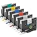 Greateam Compatible Label Tape Replacement for TZe P-Touch Label Tape 9mm 0.35" Brother TZe-221 TZe-121 TZe-421 TZe-521 TZe-621 TZe-721 for Brother Label Maker PT-D210 PT-H110 PT-D400 PT-D600, 6-Pack