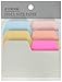 KKMO Index Divider Sticky Notes Paper Tabs, 90 Blank Notes per Pack, Assorted Size, 6 Colors, 1 Pack