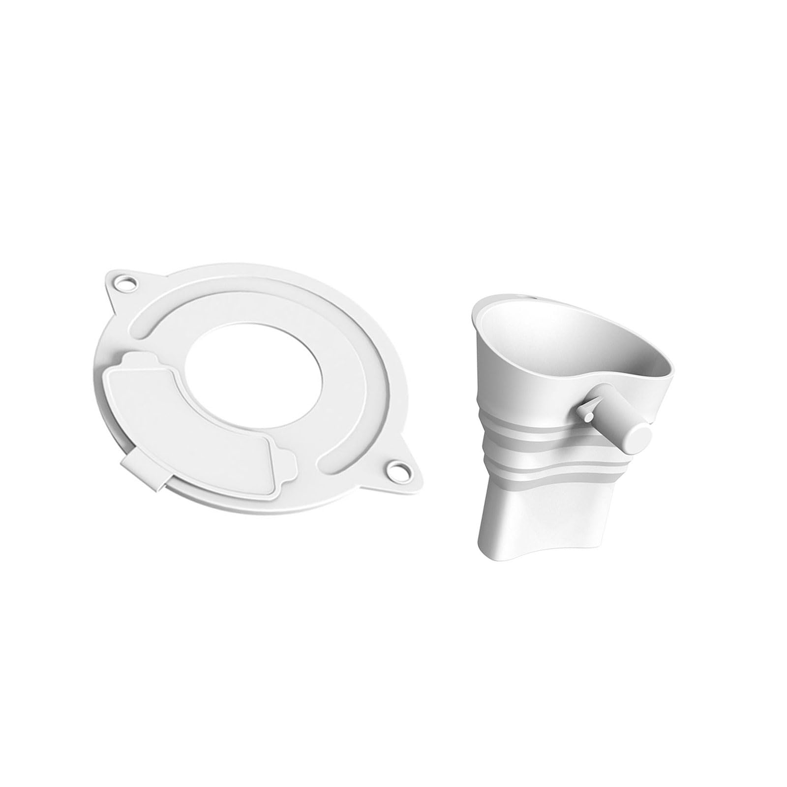Tsophreniq Splash Proof Cover with Measurement Cup and Extended Flour Funnel for Kitchen Mixers Detachable Dough Mixer Accessories