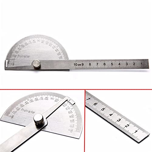 Règle d'angle multifonction acier inoxydable rapporteur menuiserie - 4
