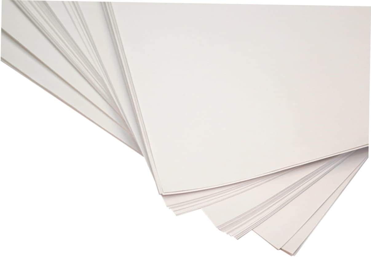 TEHAUX 80sheets Sketch Cardstock Drawing Supplies for Artists Students Acid Resists Yellowing Flat Surface Portable