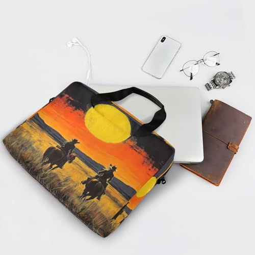 Bolso para laptop crossbody 15.6 pulgadas vintage miniatura 7
