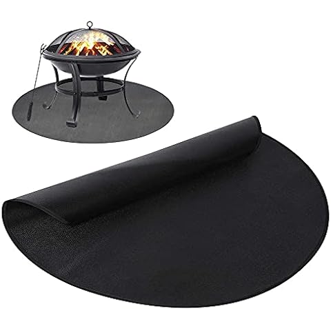 Fire Pit Mat Grill Mat Deck Protector Fire Mat Cover