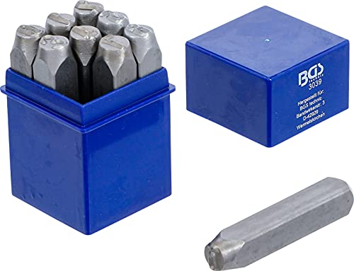 BGS 3039 | Juego punzones de números | 10 mm