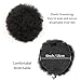 MRSHAIR Kids Puff Jet Black Children Afro Drawstring Ponytail Human Hair Puff Ponytail For Black Women Girl Afro Wig 4 Inch Curly Puff For Kids Pack Of 2 Mini Afro Puffs