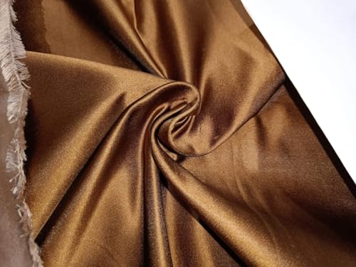 Soie Dutchess Amber Brown pour créer vos tenues de soirée et robes de mariée élégantes