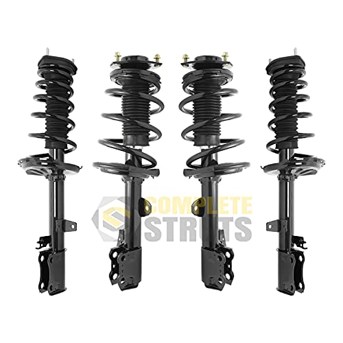 COMPLETESTRUTS - Front & Rear Complete Strut Assemblies with Coil